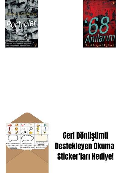 Portreler + 68 Anılarım + Okuma Sticker'ları