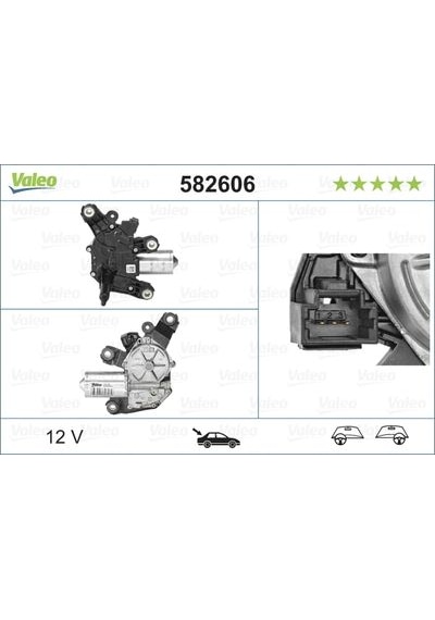 Valeo - Dacia Duster 2010 Ve Sonrası Arka Cam Silecek Motoru
