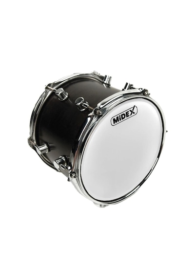 Midex Dr-18wh Beyaz Renk 18 İnç Bas Kick Bateri Davul Derisi Drumhead 18'' İnch 45.72 Cm
