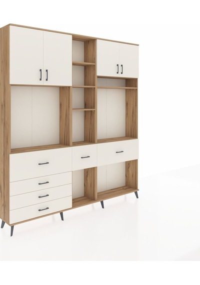 Arges Dolap 11 Raflı 6 Çekmeceli 4 Kapaklı 220x30x243 Çam-aytaşı/aytaşı Aytası/aytası Arges Dolap 11 Raflı 6 Çekmeceli 4 Kapaklı 220x30x243 Çam-aytaşı/aytaşı Aytası/aytası