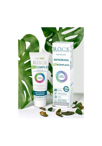 R.o.c.s. Bio Kompleks Koruyucu Diş Macunu 94 Gr Sls İçermez Doğal Aktif Bileşenler İle