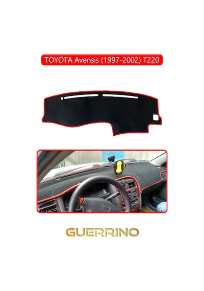 Toyota Avensis 1997-2002 T220torpido Koruma Halısı Kırmızı Kenar