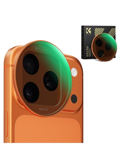K&f Concept İphone 17 Pro Ve Pro Max İçin Nd2-32 Filtre - 28 Katmanlı Nano Optik