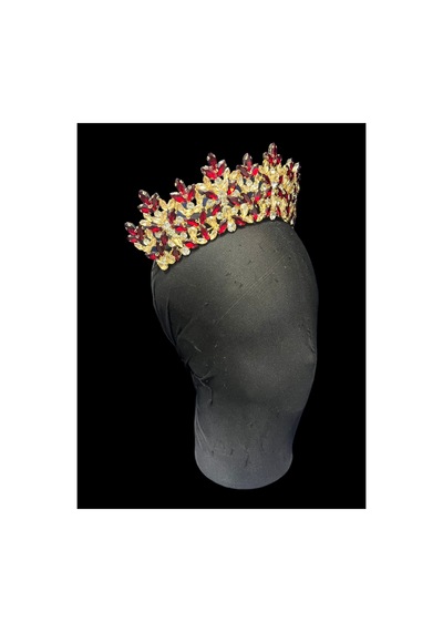 Golden Night Crown-gelin,kına,nişan,söz,after,bride,party Taç Bordo - 889679471 Bordo