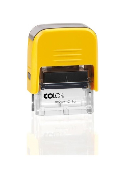 Colop Prınter C10 Sarı Kasa Siyah Keçe - 10 x 27 MM