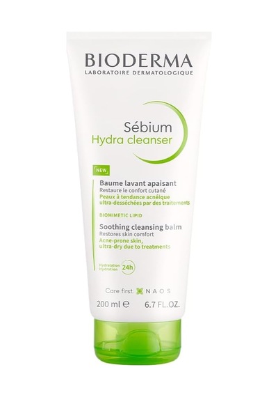 Sébium Hydra Kurutucu Etki Altındaki Akne Eğilimli Hassas Ciltler Balm Dokulu Temizleyici 200 Ml