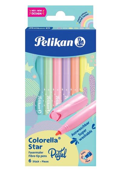 Colorella Pastel Keçeli Kalem 6 Renk