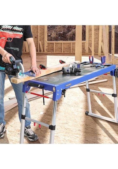 Workpro Wp289020 150kg 4ü 1 Arada Tekerlekli Çok Amaçlı Profesyonel Çalışma Tezgâhı Fr Wp289020