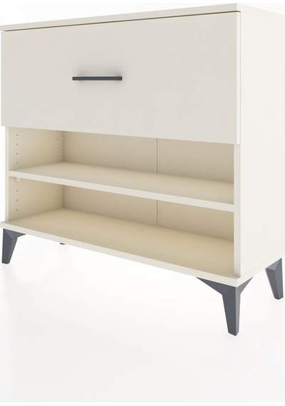 Arges Şifonyer Tek Raflı Tek Çekmeceli 88x30x80 Aytaşı-aytaşı Aytaşı