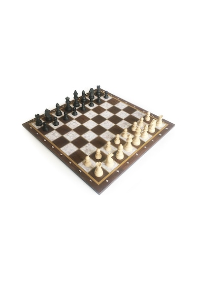 Star Polyester Kaplama Sedef Satranç Takımı 54x54 Cm