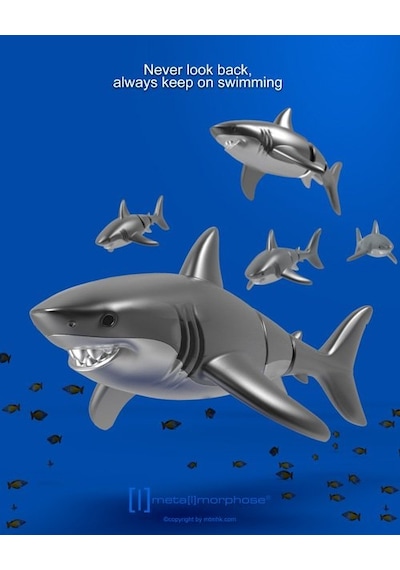 Metalmorphose Moving Shark Anahtarlık