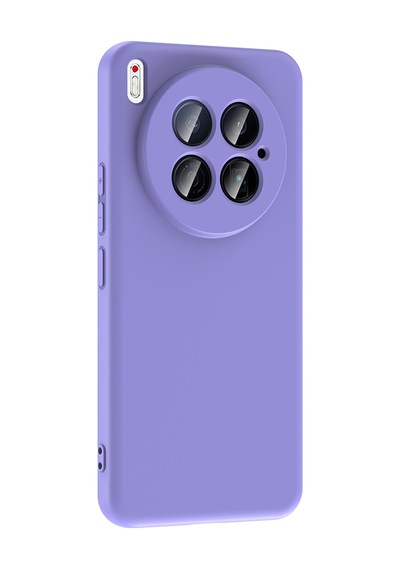 Tecno Camon 40 Premier 5g Kılıf Yumuşak Silikon Kamera Korumalı Lansman Pazarplus Koyu Mor