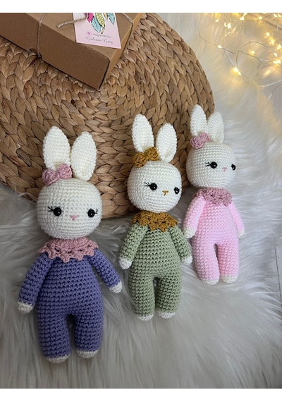 Amigurumi Örgü Tavşan Oyuncak