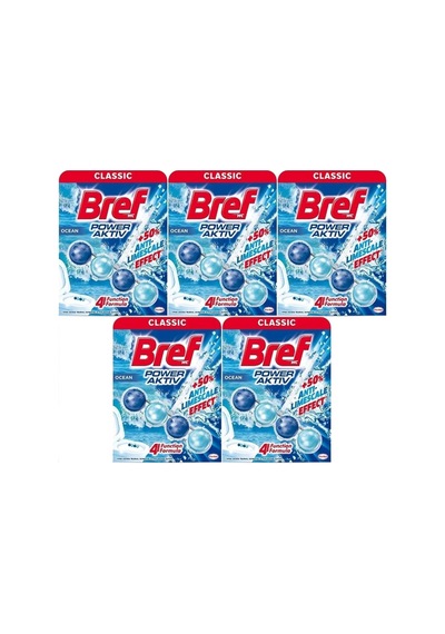 Power Aktiv Klozet Bloğu Okyanus Kokulu 5 Li Set 5pk 1