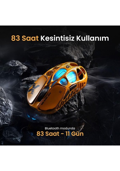 Mercury X Ultra Hafif Oyun Faresi Magnezyum Alaşım, 32.000 Dpı, Paw 3950 Sensör, 1k Yoklama Hızı, Üç Mod, Rgb, Ergonomik İçi Boş Tasarım, 5 Programlanabilir Düğme Sarı 45429791 Mercury X Ultra Hafif Oyun Faresi Magnezyum Alaşım, 32.000 Dpı, Paw 3950 Sensör, 1k Yoklama Hızı, Üç Mod, Rgb, Ergonomik İçi Boş Tasarım, 5 Programlanabilir Düğme Sarı 45429791
