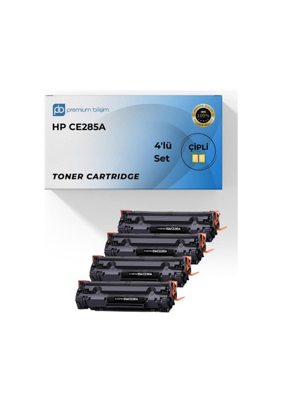 85a Ce285a Uyumlu  4 Adet - Hp Laserjet Pro P1102w 1102w M1212 M1212nf Mfp P1109w M1210 M1217nfw