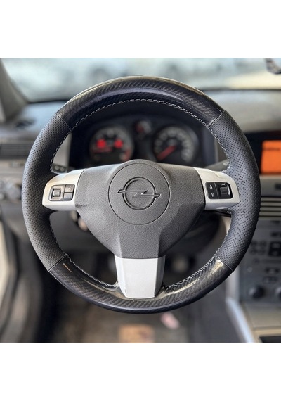 Opel Astra H Araca Özel Direksiyon Kılıfı Siyah Dikişli  Çok Renkli,