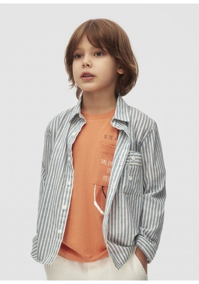 Xo Kids Erkek Çocuk Gömlek 9ay-4yaş 48610 Mavi