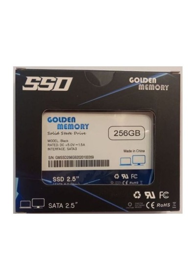 Golden Memory Gmssd256g 256gb 2.5" Sata3 6.0gbps Ssd Disk 1