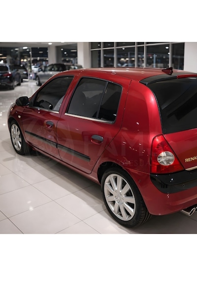 Renault Clio 2 Symbol Krom Cam Çıtası 4 Prç.1998-2005 P. Çelik