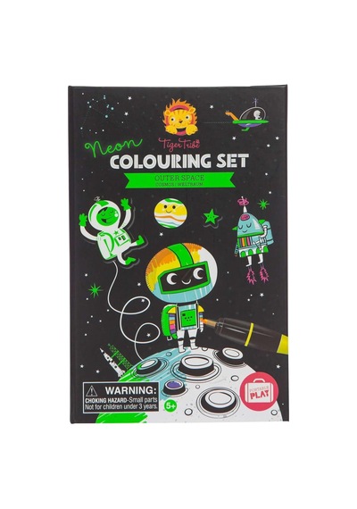Tiger Tribe Neon Boyama Seti/outer Space - Neon Colouring Set