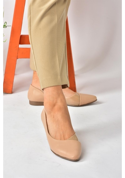 Fox Shoes Ten Günlük Kadın Babet P726143009 Ten Rengi