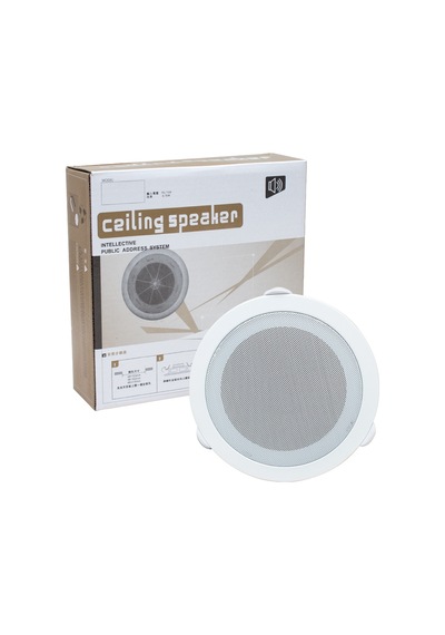 MAGICVOICE MV-6695 12 CM 6 WATT [DELİK ÇAPI 15 CM) METAL KASA TRAFOLU ALÇIPAN HOPARLÖR BEYAZ