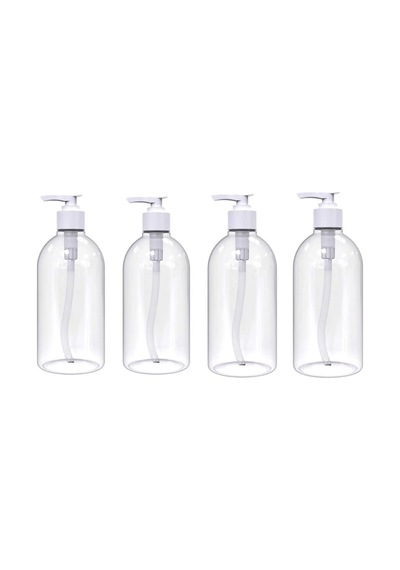 Tr Rc Ocio 500ml Dezenfektan Jeli Doldurmak İçin 4'lü Paket Boş 500 Ml Şişe, Jel Sabun Ve Dezenfektan İçin Tüm S