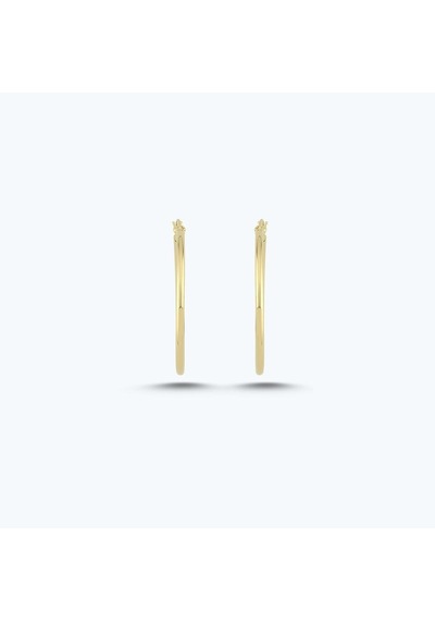 Altınbaş Altın Halka Küpe Akp0244-y-25977-30mm Çok Renkli