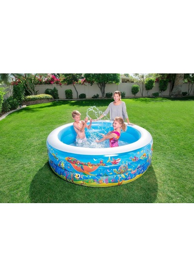 Havuz Şişme Jumbo Desenli Yuvarlak 196cm X 53cm Bestway 51122