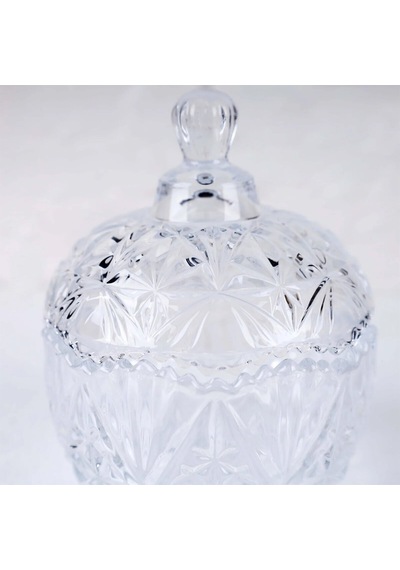 Glass Jar Tg-001-1 Cam Lokumluk Ve Şekerlik Diğer