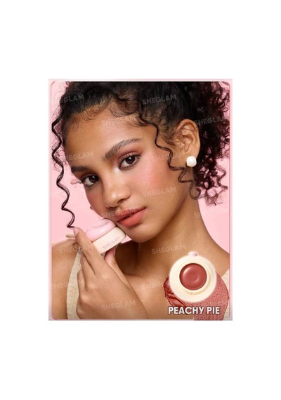 Sheglam Bounce Putty Pocket Lip Pot Mat Ruj - Peachy Pie Pembe