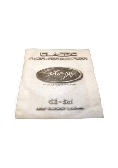 Stagg Cln-G3N Klasik Gitar Tek Tel Sol