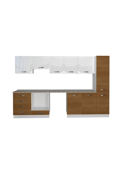 Decoraktiv Elite 325q Ankastre Fırın Modüllü Mdf Hazır Mutfak Dolabı - Tezgah Dahil - Ceviz - Beyaz Beyaz - Ceviz Decoraktiv Elite 325q Ankastre Fırın Modüllü Mdf Hazır Mutfak Dolabı - Tezgah Dahil - Ceviz - Beyaz Beyaz - Ceviz