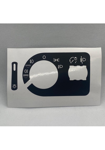 Audi A3 8p Uyumlu Far Açma Düğme Kontrol Sticker Etiket Tamir Kiti 1 Adet