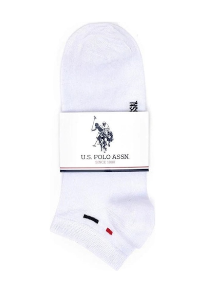 U.S. Polo Assn. U.s. Polo Assn. 5 Li Paket Çorap Gri Melanj - Regular Fit - Şık Ve Rahat Tasarım Erkek/ Beyaz