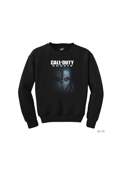 Call Of Duty Cod Ghosts Siyah Sweatshirt