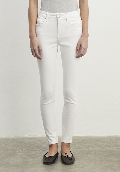 Mavi - Tess Beyaz Gold Luxury Jean Pantolon 100328-81360 Beyaz