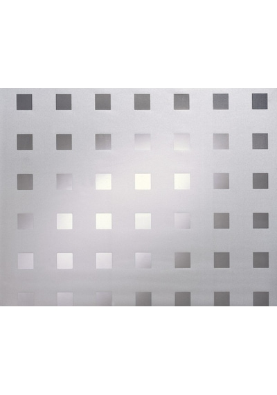 Technosmart 45x150 Cm Modern Kare Desenli Statik Cam Kaplama Folyo Mutfak Ofis Banyo Pencere