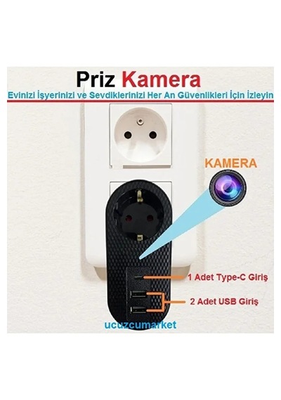 Priz Güvenlik Kamera