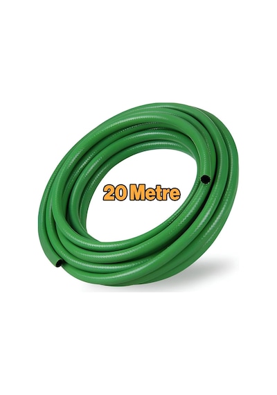 Ayrex 20 Metre Termo Bahçe Hortumu Dayanıklı 3 Katlı Sağlam Çeşme Su Sulama Yıkama Hortum 12.5 Mm 1/2"