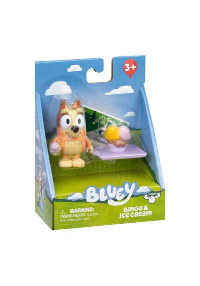 Bluey Tek Figür Aksesuarlı Set Bluey Tek Figür Aksesuarlı Set Bingo Ve Dondurma