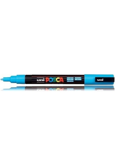 Tahtakalehobi Uni Posca Pc-3M Boyama Markörü 0.9-1.3 Mm Açık Mavi