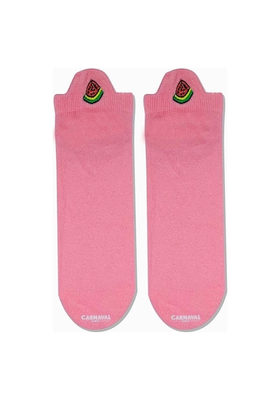 Carnaval Socks 5'li Bilek Nakışlı Meyveler Desenli Renkli Çorap Kutusu Renkli