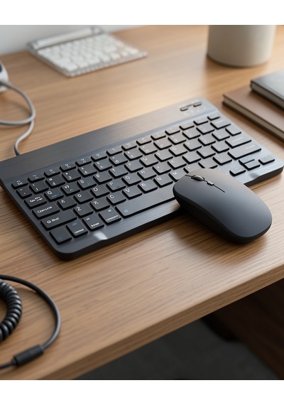 Kablosuz Bluetooth Klavye Mouse Seti Ince Tasarım Uczzz8031klavye Diğer