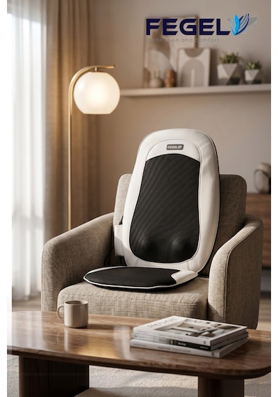Fegel FG-C22 Shiatsu Isıtmalı Titreşimli Taşınabilir Araç ve Ev Tipi Masaj Koltuğu