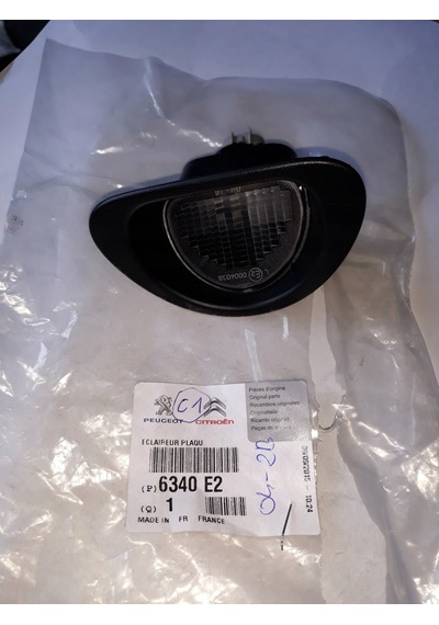Peugeot 107 C1 Plaka Lambası 6340.E2