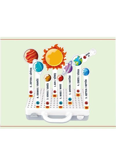 Eğitici Matkap Seti Uzay 3d Stem Creative Yaratıcı Set