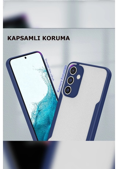 Ilkeshop Newface Samsung Galaxy Uyumlu A24 4g Kılıf Platin Silikon - Lila