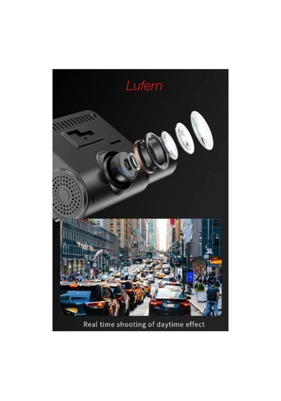 Yüksek Kaliteli M80 3 Lens Araç Kamerası Gece Görüş Video Kaydı Bluetooth Desteği Kablosuz Siyah